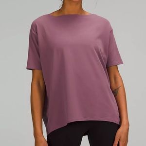 Lululemon Back in Action Tee Vintage Plum * NWT
